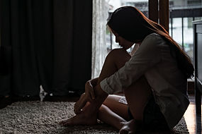 A girl feeling sad